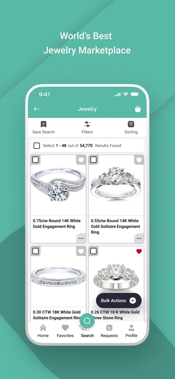 VDB app: jewelry marketplace